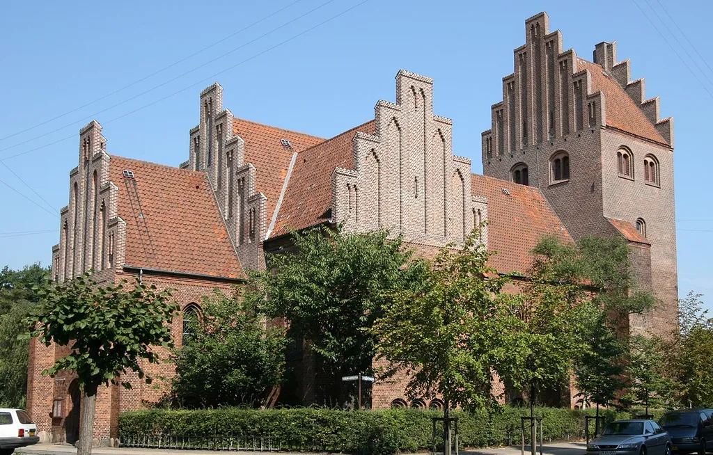 Kildevældskirken in Copenhagen, Denmark.