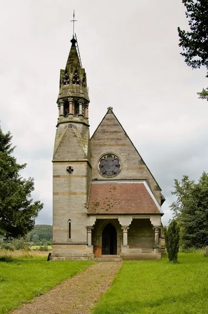 St John's parish church, Howsham, North Yorkshire, seen from the west