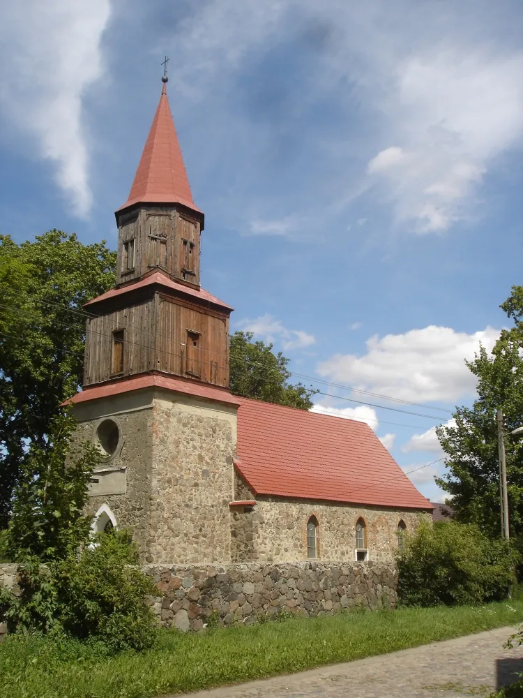 Our Lady of Częstochowa church in Gogolewo, Poland, powiat Stargard, commune Marianowo