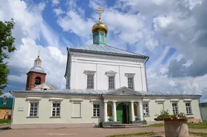 Holy Spirit Orthodox cathedral in Borovichi