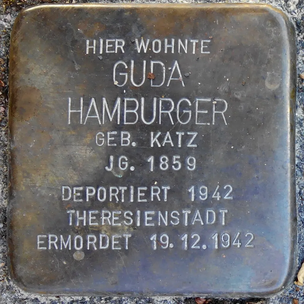 Stolperstein Guda Hamburger, Hinter der Eich 7, Aschaffenburg