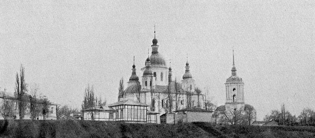 A panorama of the St. Cyril's Monastery in Kiev, Ukraine.