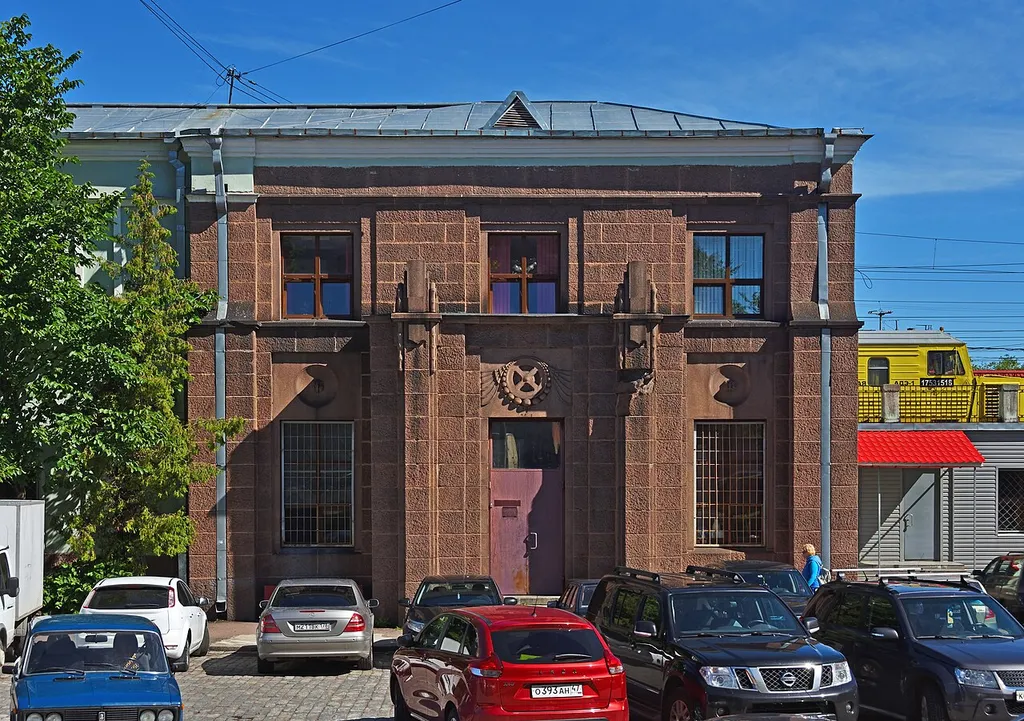 Part of old railway station, Zhelezhnodorozhnaya street 8A, Vyborg, Leningrad oblast, Russia