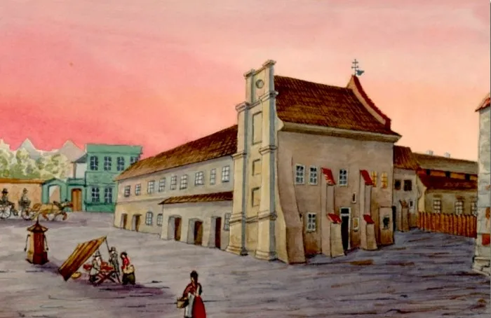 Holy Spirit church and hospital in Kraków