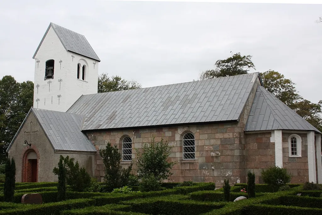 Parish church of Tjele, Viborg, Denmark.