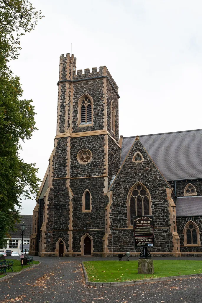 Tower and north transept of St. Patrick's parish church, Castle Street.