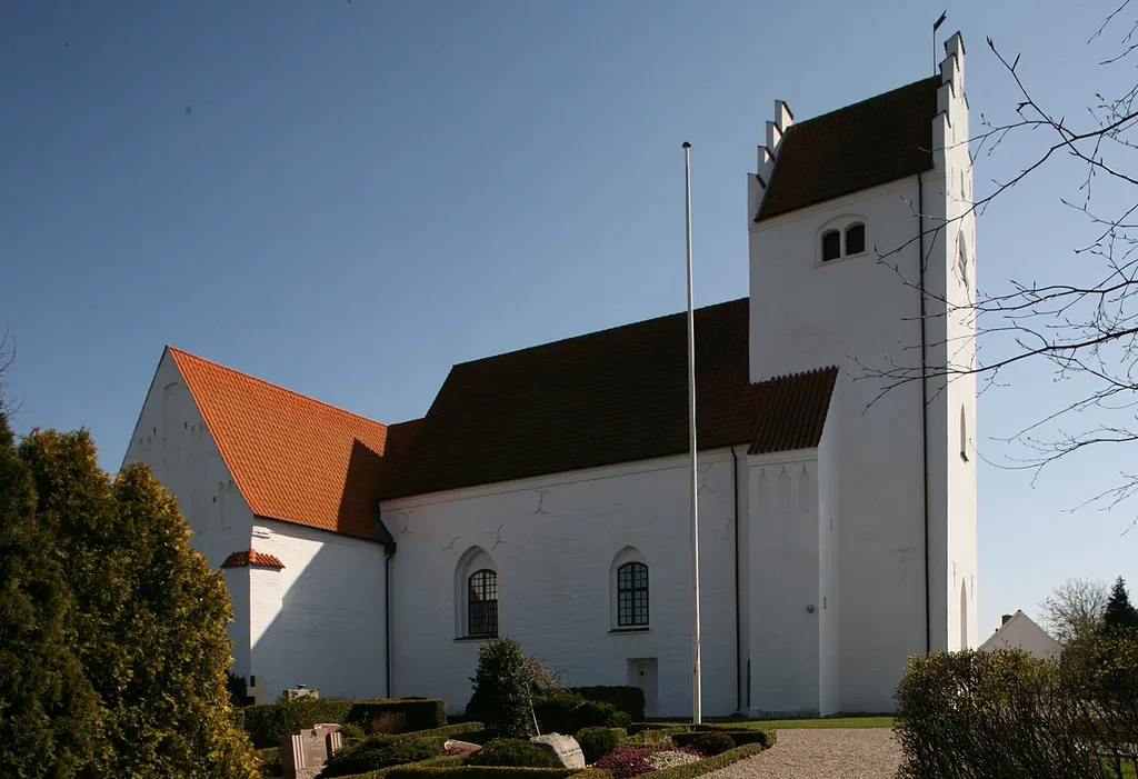 Ørslev church in Denmark