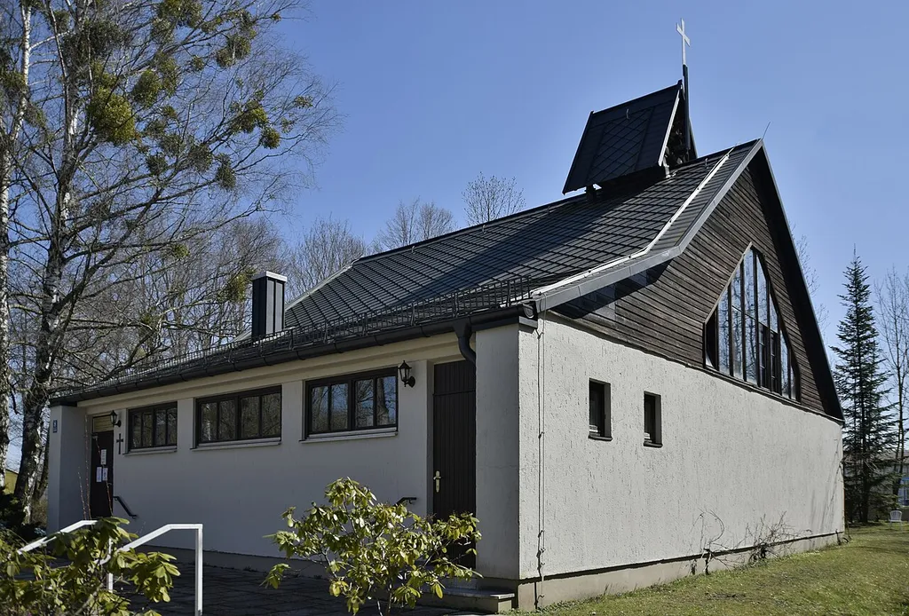 Die Sankt-König-Wachtang-I.-Gorgassali-Kirche, Ludwigsfeld, München.