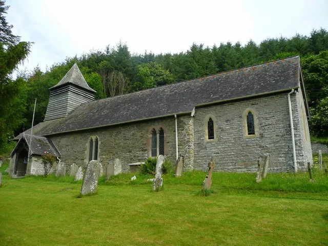 St Michael's parish church, Stowe, Shropshire, seen from the south