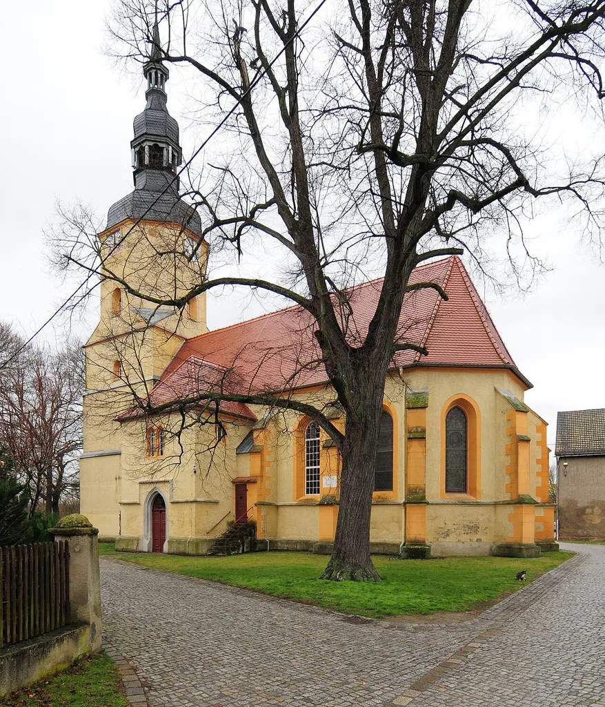 Treben, parish church, general view (district Altenburger Land, Free State of Thuringia, Germany)