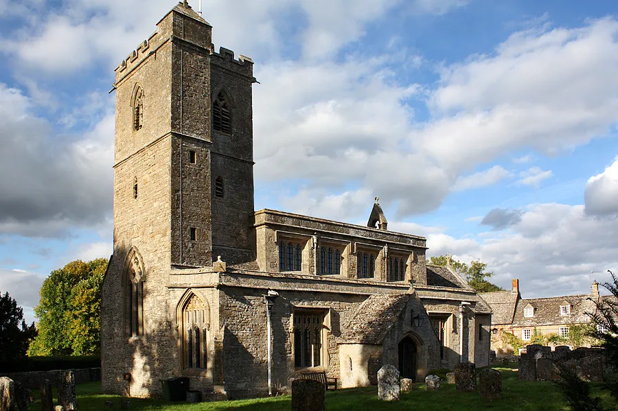St Leonard's parish church, Bledington, Gloucestershire
