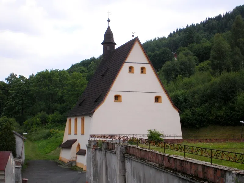 Cemetery Church in Jáchymov, Karlovy Vary District, Czech Republic