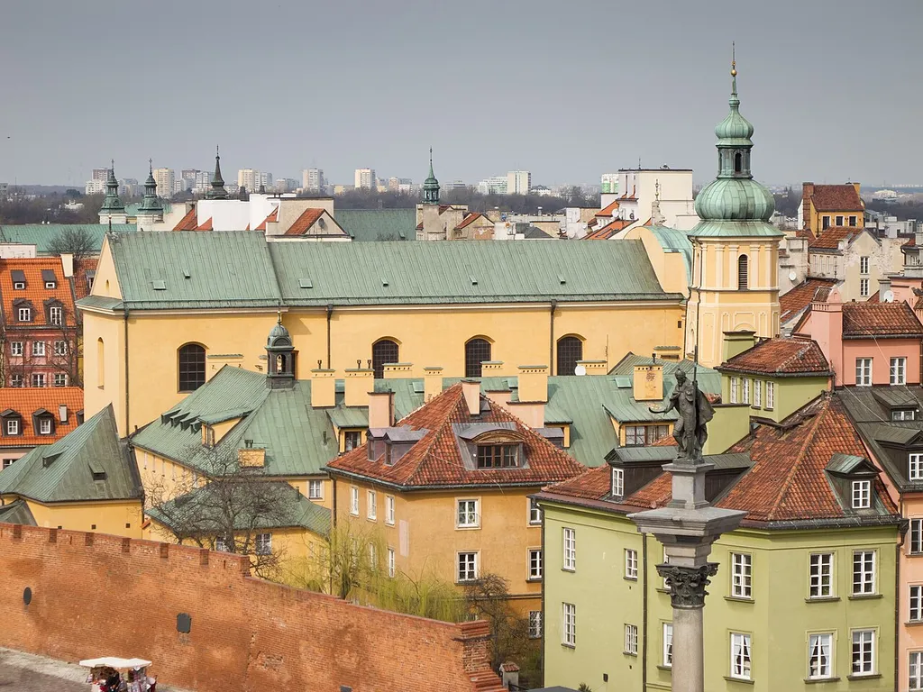 Saint Martin church in Warsaw, Poland.