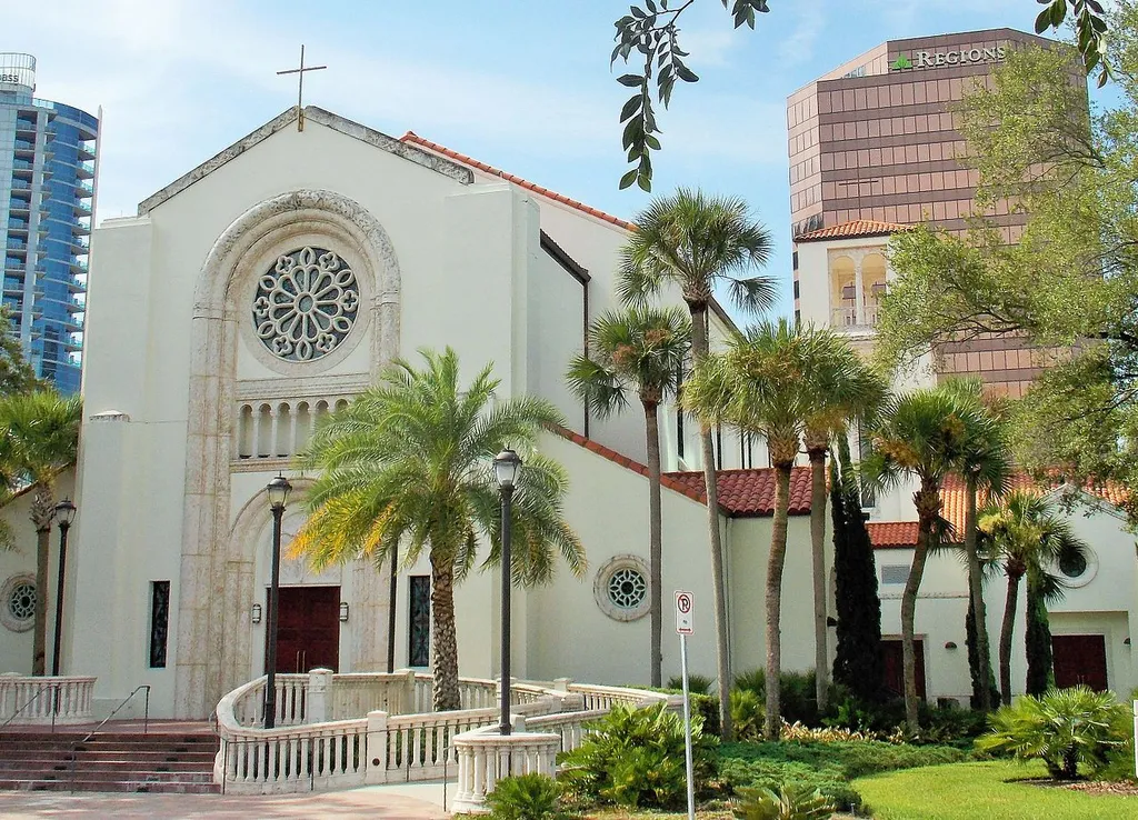St. James Cathedral in downtown Orlando, Florida.