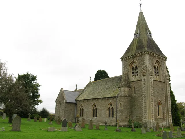 Parish church of SS Peter and Paul, Stoke Lacy, Herefordshire, seen from the northwest
