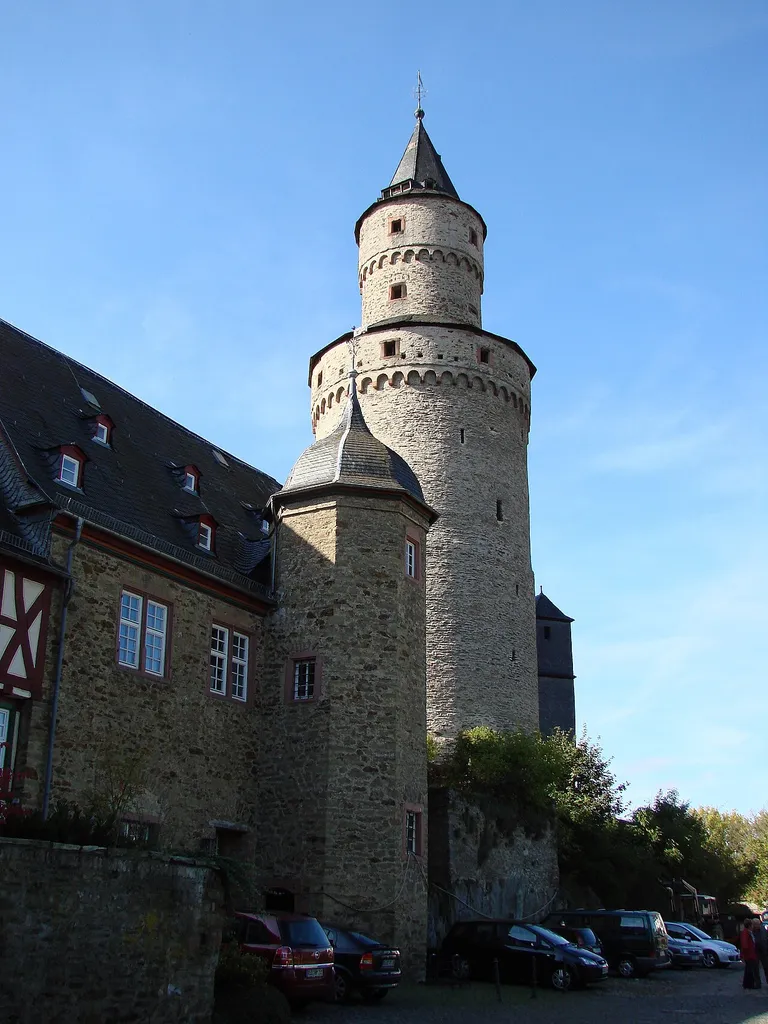 Idstein, Germany, medieval castle with Hexenturm (witch tower)