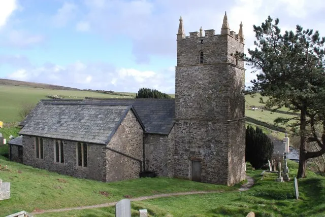 St. John's Church, Countisbury. Grade II Church.