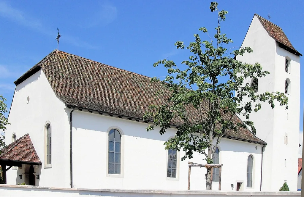 Pfarrkirche St. Pantaleon im gleichnamigen Teil der Gemeinde Nuglar-St. Pantaleon, Kanton Solothurn, Schweiz