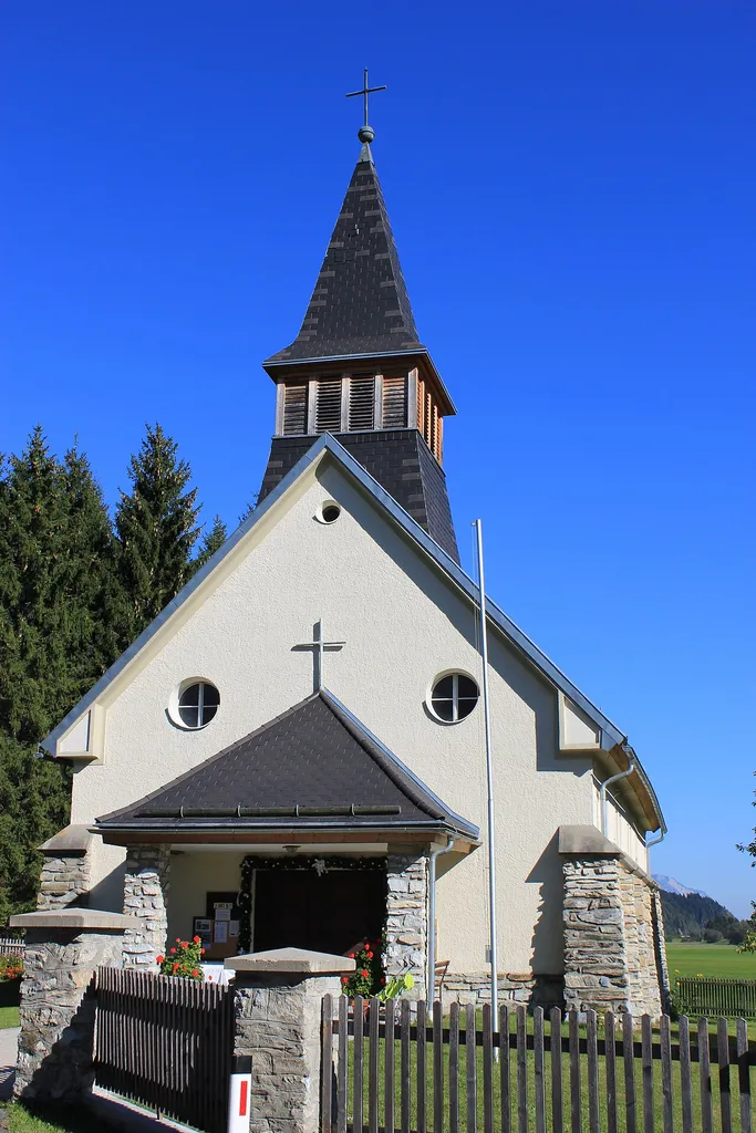 Lutherian church of Jenig in the community of Hermagor
