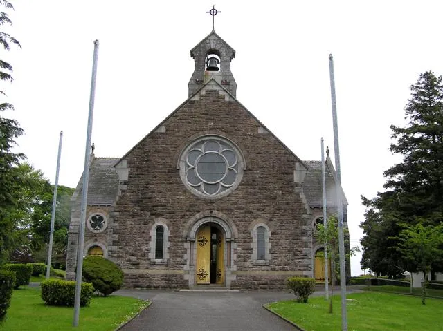 St Mary's RC Church, Pomeroy. It is located at the north-west end of the village