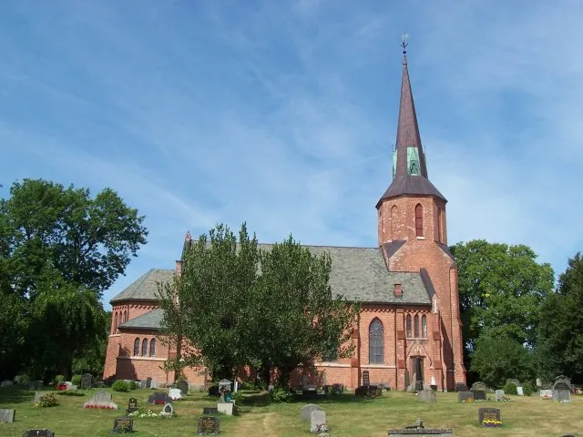 Vestby kirke i Vestby kommune, Akershus, Norway