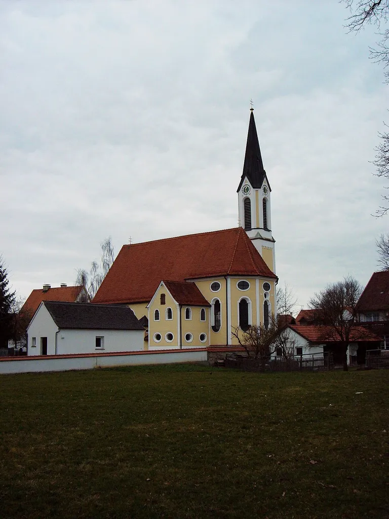 Katholische Pfarrkirche Mariä Heimsuchung in Stoffen, Gemeinde Pürgen, Kreis Landsberg am Lech