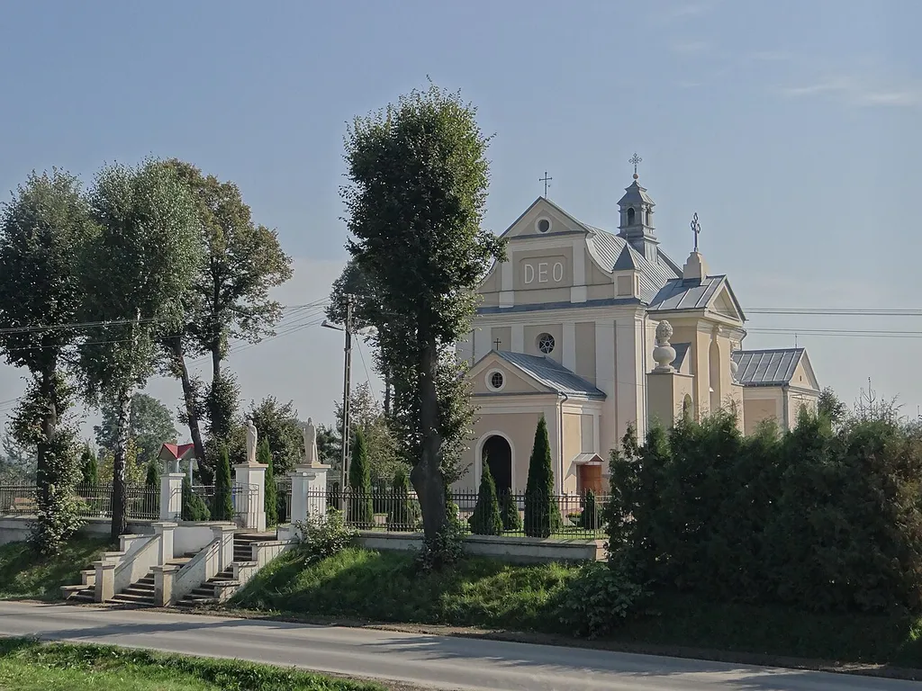 Manasterz, zespół kościoła par. p.w. św. Katarzyny
