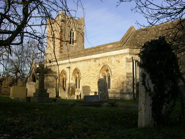 Parish church of St John the Baptist, Cranford St John, Northamptonshire, seen from the southeast