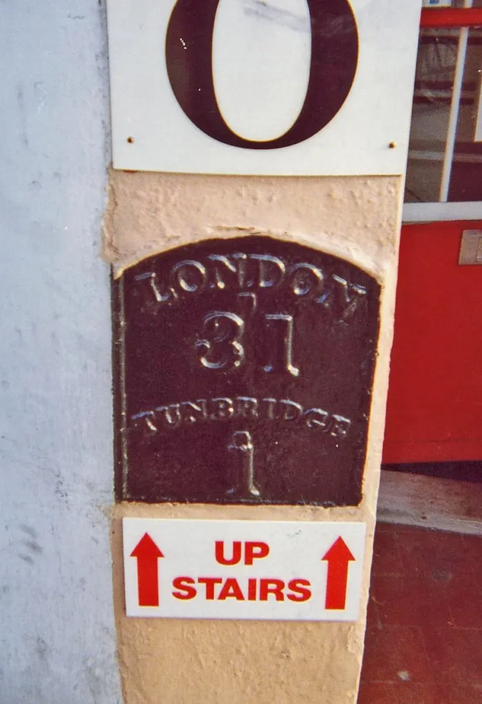 Old Mileplate by the B2260, Quarry Hill Road, Tonbridge