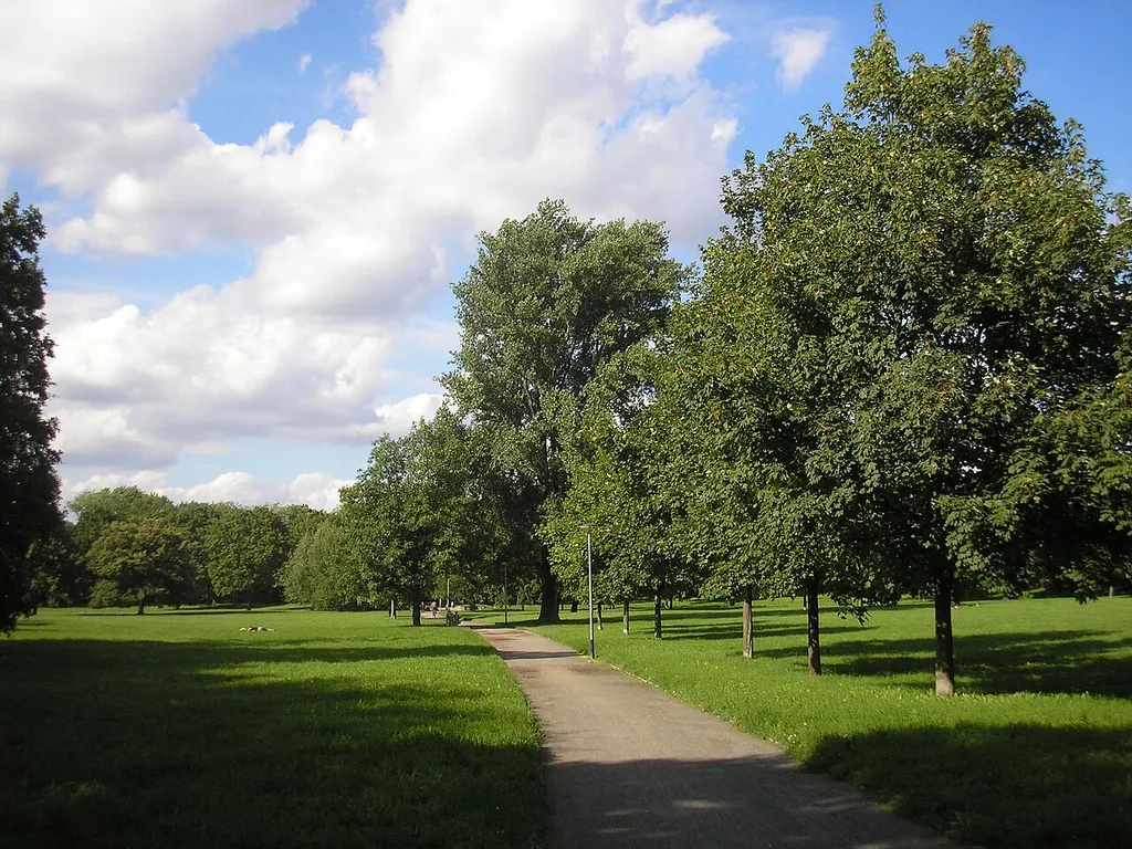 Der Nordpark in Erfurt.