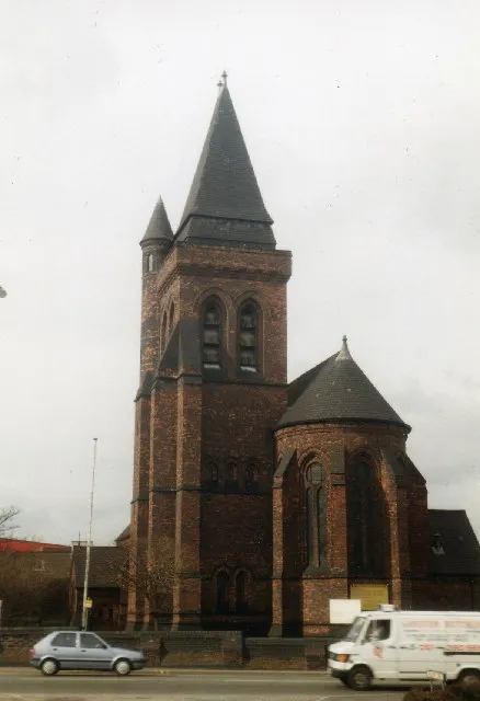 East end of the former St Anne's parish church, Warrington, Cheshire
