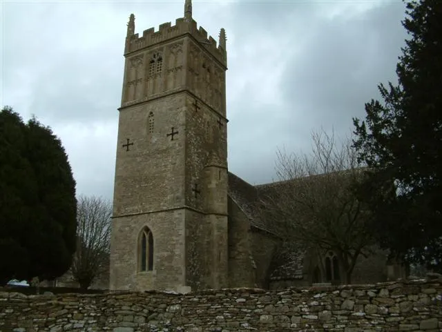 St Mary the Virgin parish church, West Kington, Wiltshire, seen from the west