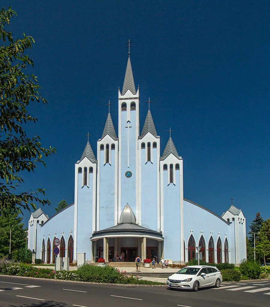 Maďarsko, Hévíz, kostel sv. Ducha