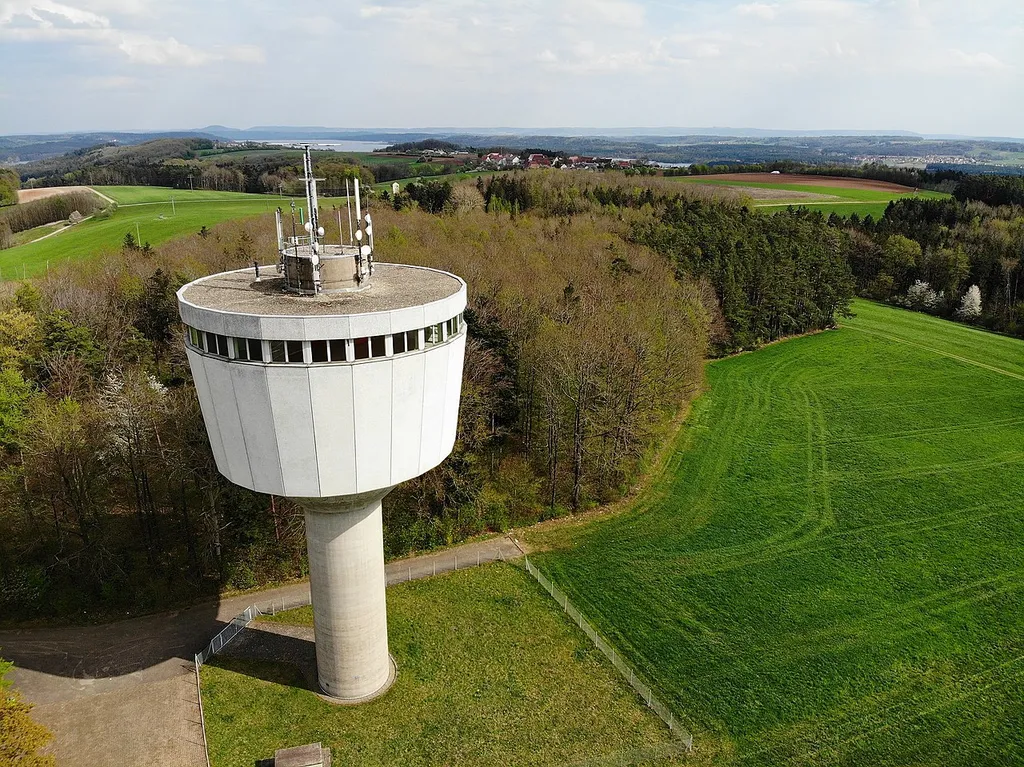 Wasserturm Gräfensteinberg Luftaufnahme (2020)