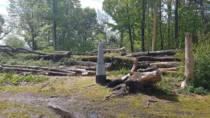 Belgium-Netherlands boundary stone no. 4