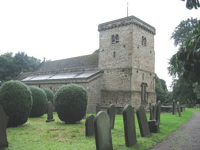 Middleton Tyas Church St Michael and All Angels Church and churchyard at Middleton Tyas.
