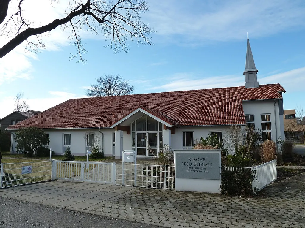 A meetinghouse of The Church of Jesus Christ of Latter-day Saints in Kaufbeuren, Germany.