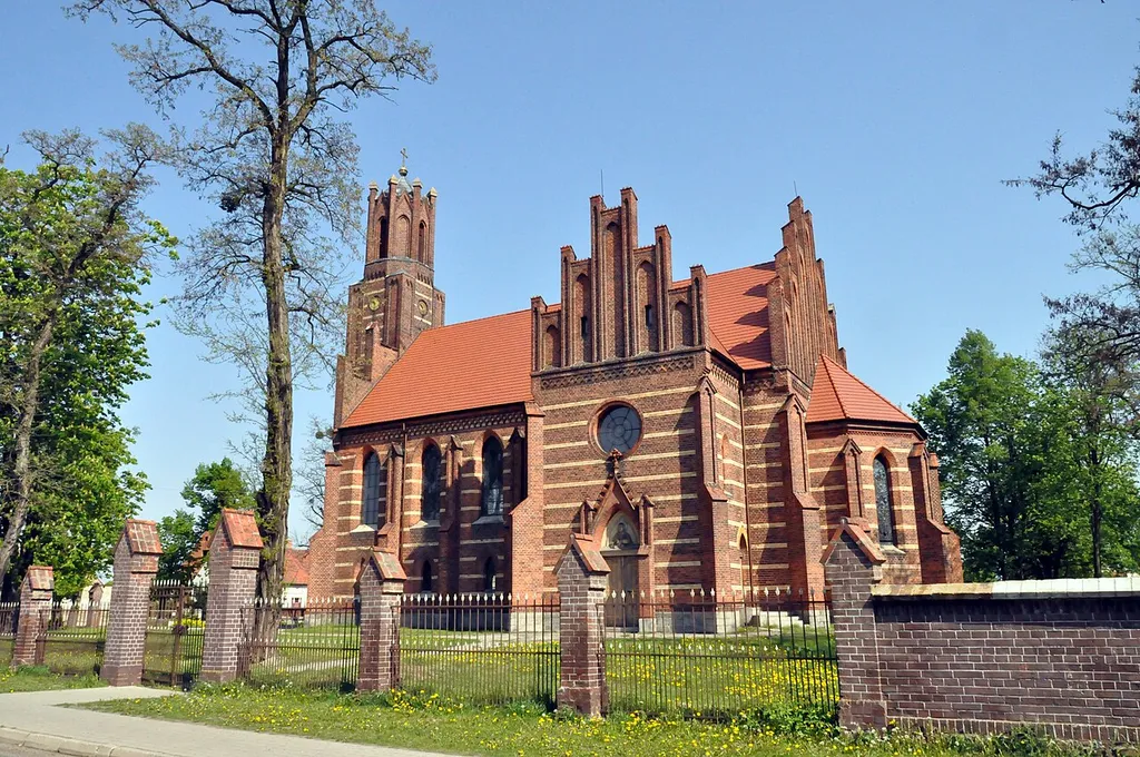 Sacred Heart church in Szczepanów, Lower Silesian Voivodeship, Poland