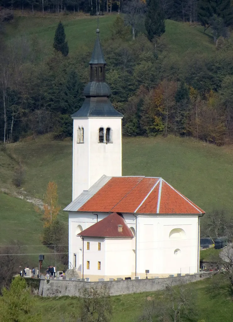 Saint Thomas's Church in Dolenji Novaki, Municipality of Cerkno, Slovenia