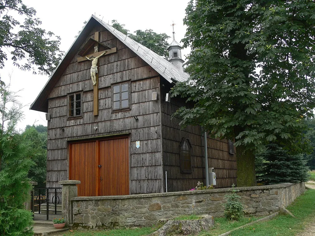 Church in Klimkówce, community Rymanów, Poland