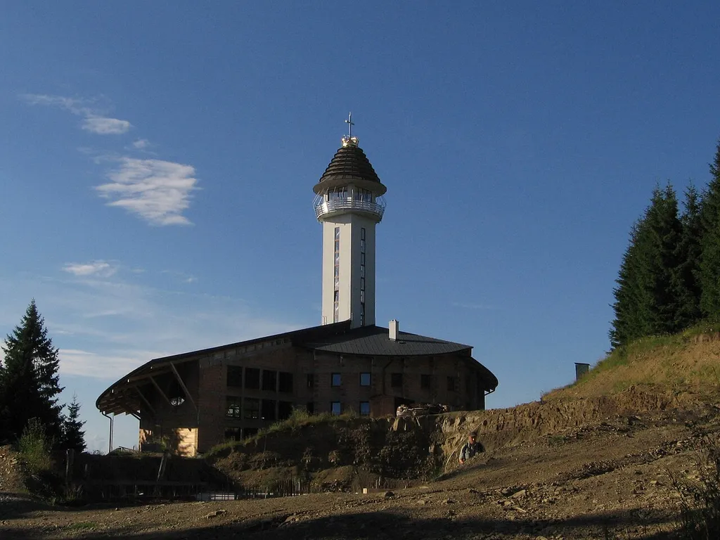 New church under construction at Živčáková