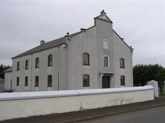 Moneydig Presbyterian Church On the plaque it states that it was erected in 1876 and renovated in 1936 and 1986.