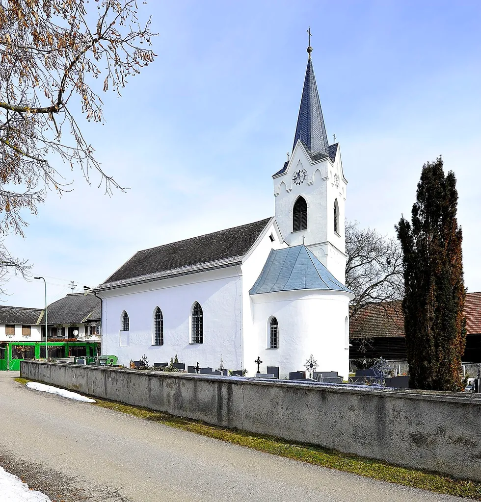 Parish church Saint Nicholas located at Sankt Niklas on the Drava, city of Villach, Carinthia / Austria / EU