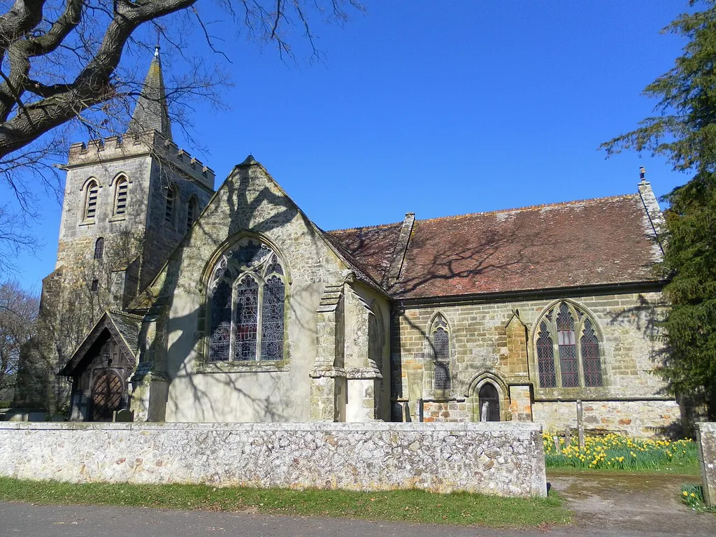 St Margaret's Church, Isfield, Wealden District, East Sussex, England. The Anglican parish church of Isfield. Listed at Grade II by English Heritage (IoE Code 296359)