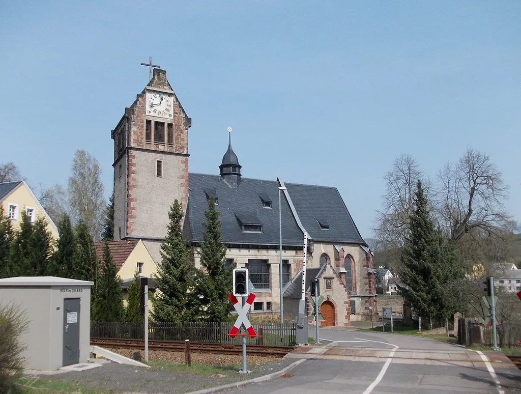 St. Pancratius' Church in Tragnitz (Leisnig, Mittelsachsen district, Saxony)