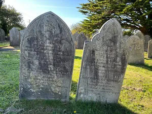 Headstone Of Bessie Skinner 16 Metres To West Of Tower Of Church Of St Endelienta