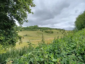 Roman road and 18th century coaching road N of Pyecombe church
