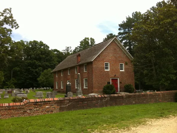 Christ Church, Durham Parish, Charles County, Maryland, established 1666, 1732 building.