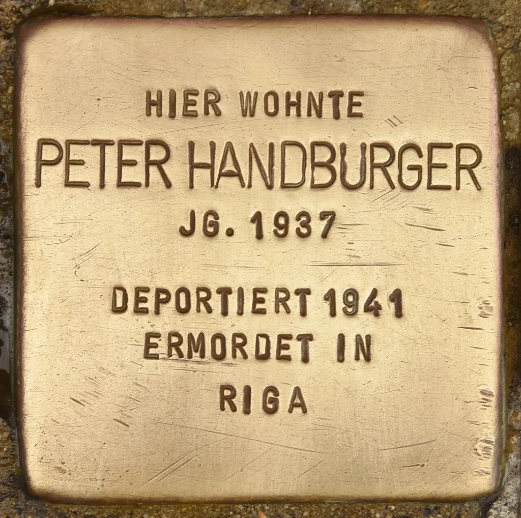 Stolperstein für Peter Handburger