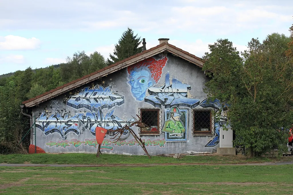 Das Gebäude des Club W71 in Weikersheim im Herbst 2015.